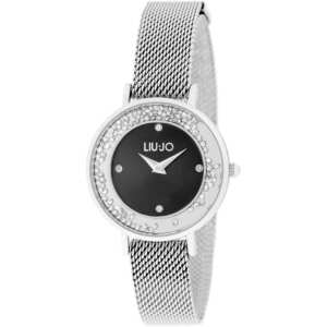 orologio solo tempo donna Liujo Dancing Slim Silver Black