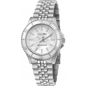 Orologio da donna Sector quarzo fibbia diver con blocco sicurezza R253161527