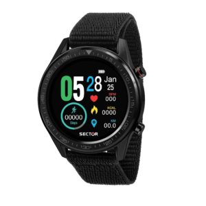 Orologio Smartwatch Sector con Vetro Minerale E Resistenza All'Acqua