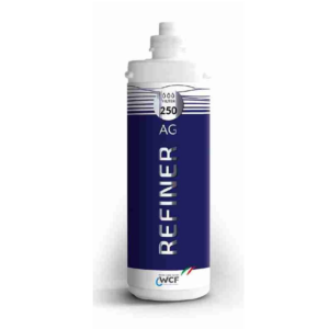 Filtro Refiner 250 AG con argento microfiltrazione 0,5 micron antibatterico
