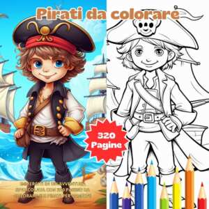 320 pagine da colorare sui pirati per bambini