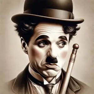Charlie Chaplin quadro stampa su tela per camera da letto soggiorno uffici